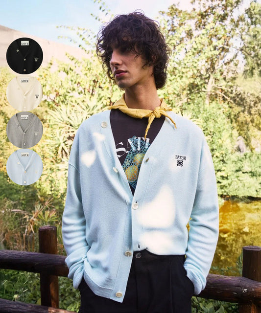 男款【WE ARE】韓國Satur休閒針織開衫SA261MKC01