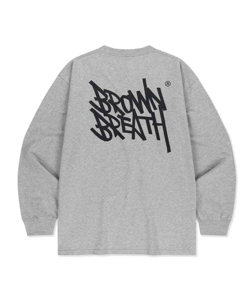 【WE ARE】韓國BROWNBREATH休閒長袖T恤BLFMLTS01/BLSMLTS01