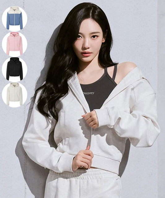 女款【WE ARE】韓國Discovery休閒連帽外套DWTR42061
