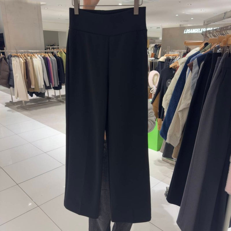 建議160以下【WE ARE】韓國LAP 內刷毛休閒直筒褲 AR4WPB43