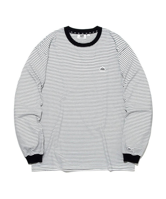 【WE ARE】韓國LEE休閒條紋長袖T恤LE2601LT06