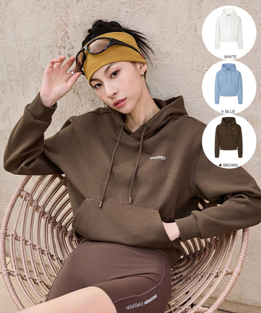 女款【WE ARE】韓國Discovery連帽大學T衛衣DWHD44061