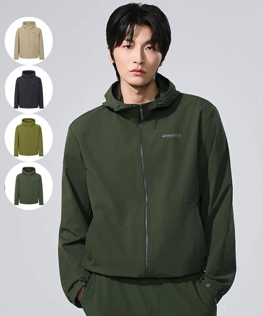 男款【WE ARE】韓國Discovery休閒連帽外套DMTR31061