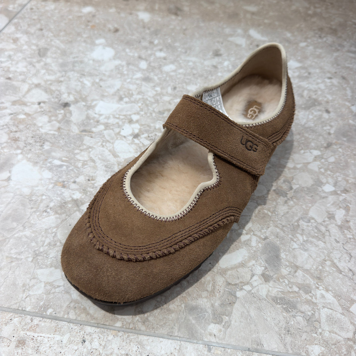 大半碼_女款【WE ARE】韓國UGG 休閒瑪莉珍鞋1187530
