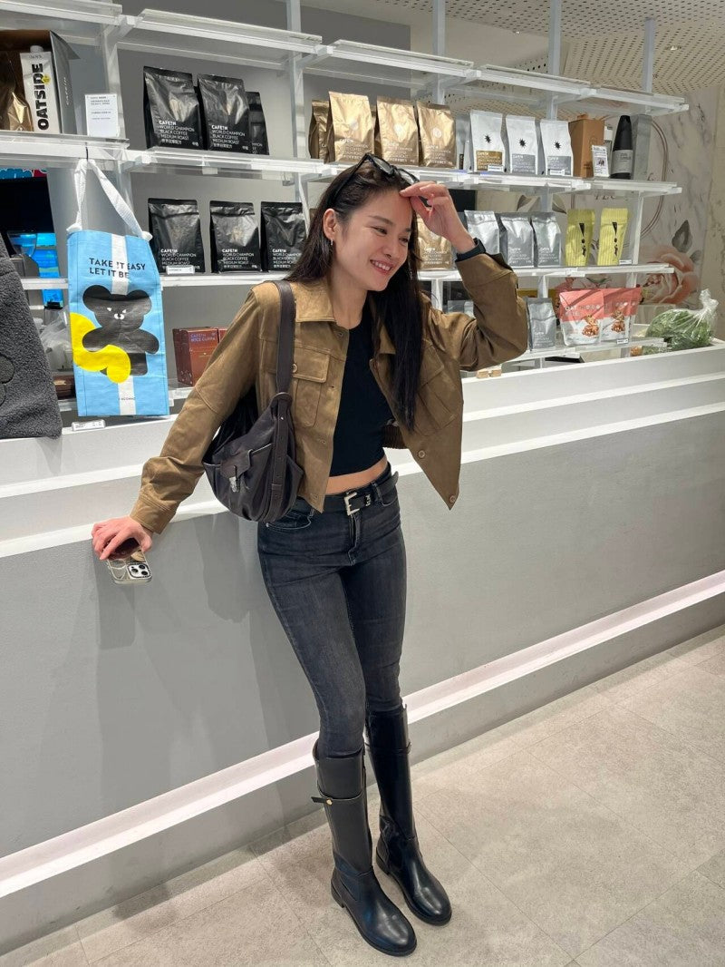 大茜選品【WE ARE】韓國東大門HS時尚長靴H3014