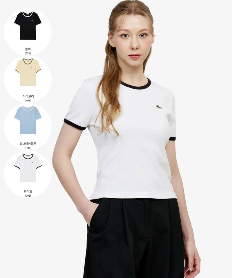 鱷魚折扣款 女款【WE ARE】韓國LACOSTE短袖T恤TF902E56G