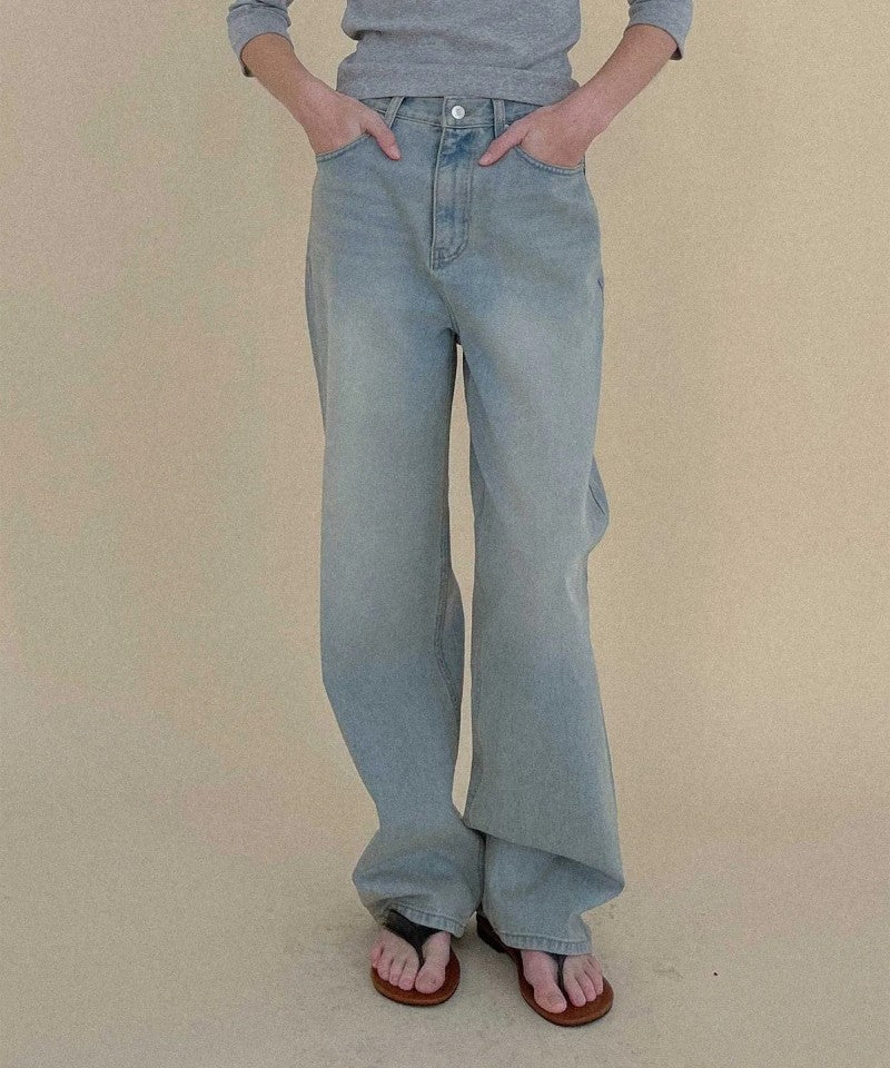 【WE ARE】韓國STUDIO SALT休閒牛仔褲TINECOTTON