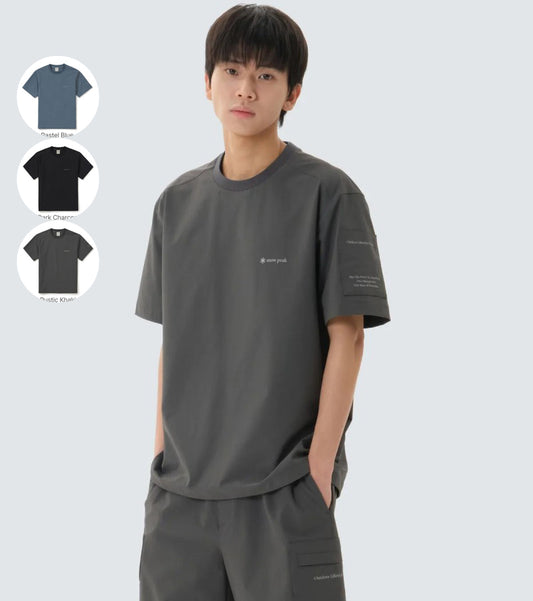 男款【WE ARE】韓國snow peak雪峰休閒短袖T恤S26MMTTS26