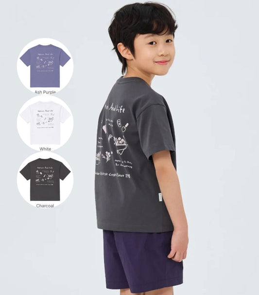 兒童款【WE ARE】韓國雪峰SNOW PEAK KIDS短袖T恤S26MKFTS87