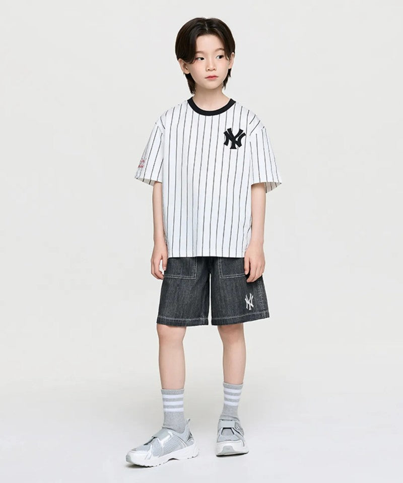 男童裝【WE ARE】韓國MLB KIDS休閒短袖+短褲套裝7AS1B0263