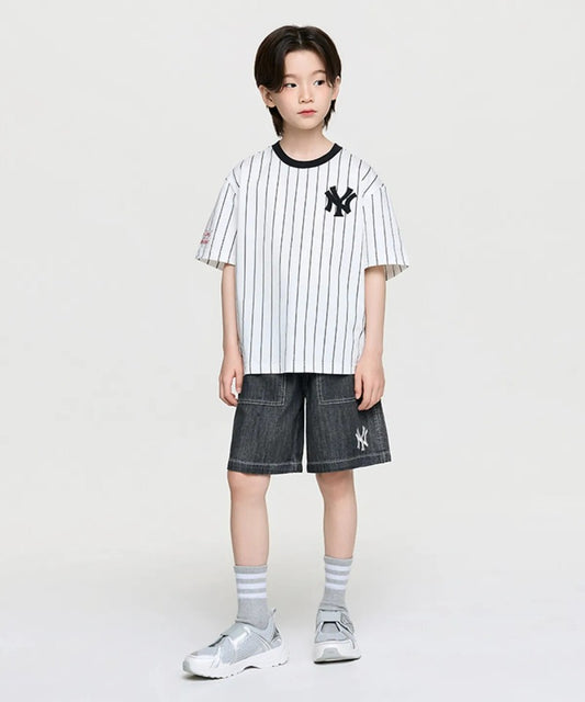 男童裝【WE ARE】韓國MLB KIDS休閒短袖+短褲套裝7AS1B0263