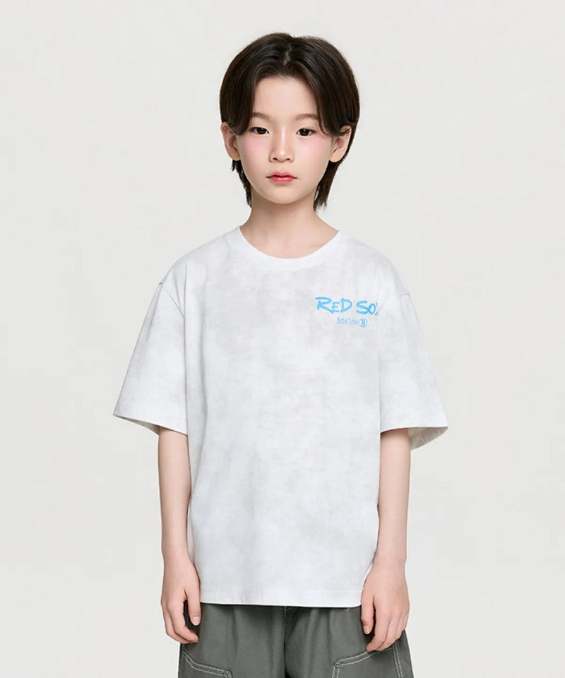 【WE ARE】韓國MLB KIDS休閒渲染短袖T恤7ATSB3163