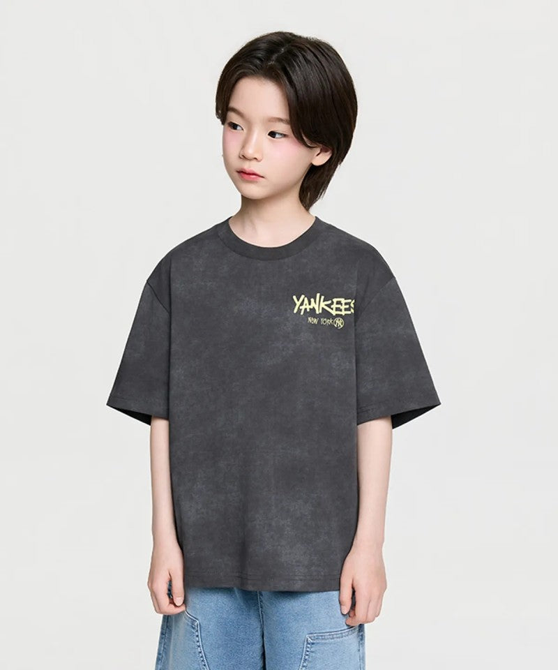【WE ARE】韓國MLB KIDS休閒渲染短袖T恤7ATSB3163