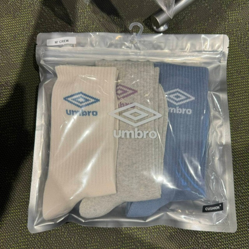 【WE ARE】韓國Umbro休閒棉襪子（一組3雙）UR323CSC99