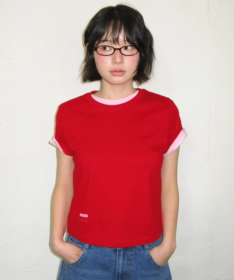 女款【WE ARE】韓國RONRON休閒短袖T恤RR26AST5609