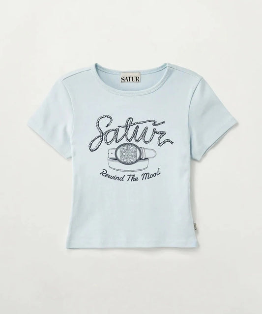【現貨】女款【WE ARE】韓國Satur休閒短袖T恤SA262WTS12
