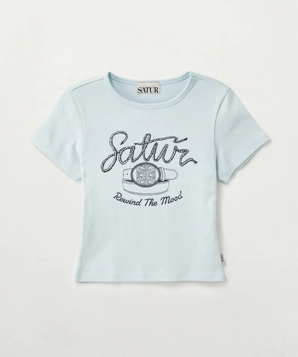 【現貨】女款【WE ARE】韓國Satur休閒短袖T恤SA262WTS12