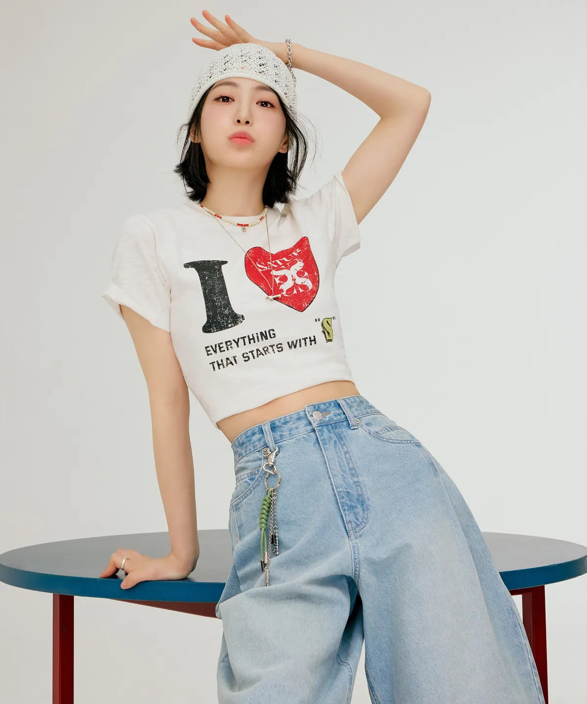 Satur折扣款女款【WE ARE】韓國Satur休閒短袖T恤SA262WTS08