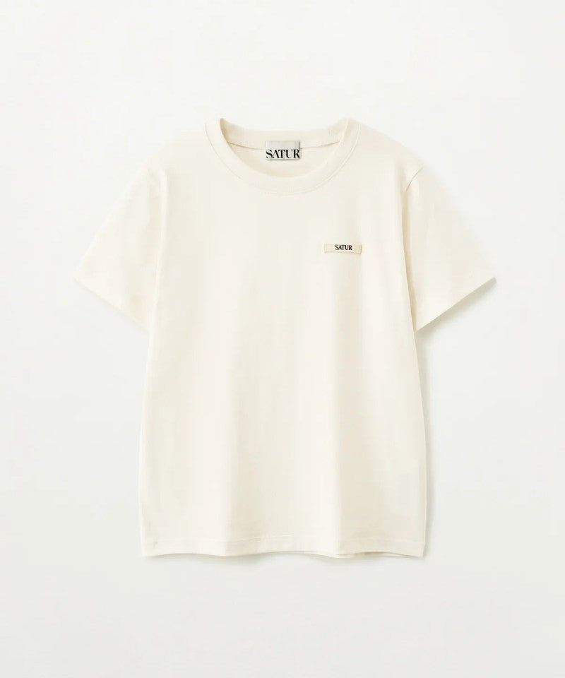 Satur折扣款 女款【WE ARE】韓國Satur小布標短袖T恤SA262WTS02