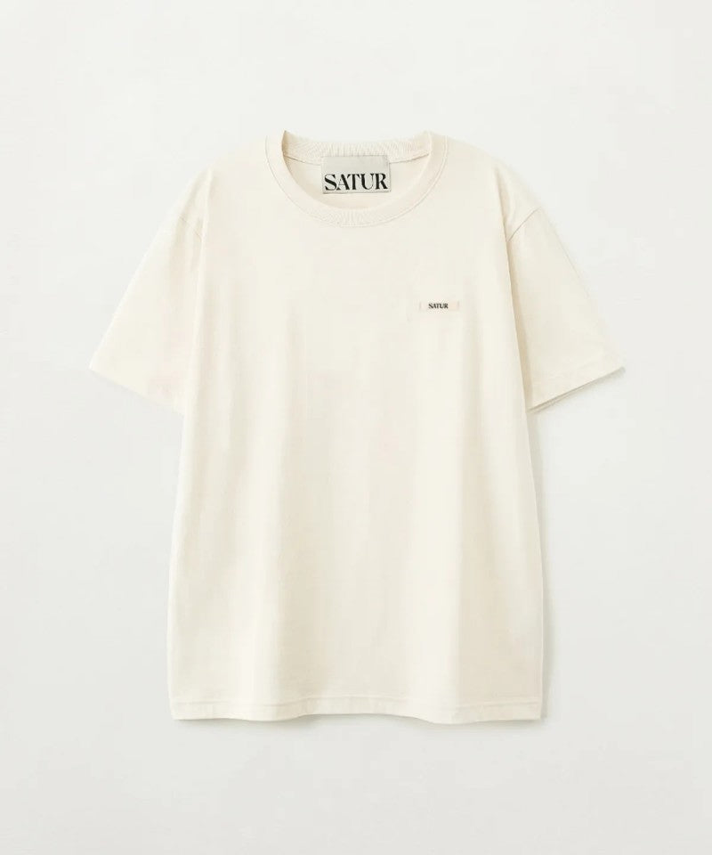 Satur折扣款 男女同款【WE ARE】韓國Satur 小布標短袖T恤SA262UTS14