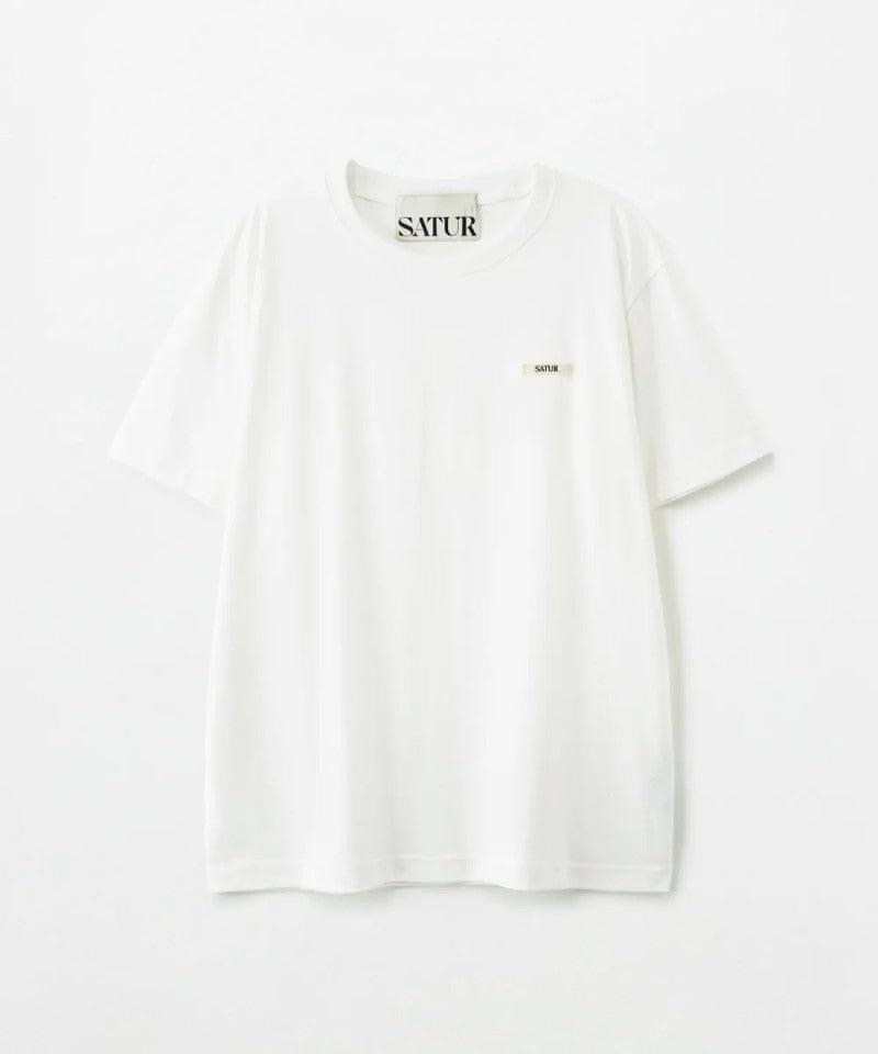 Satur折扣款 男女同款【WE ARE】韓國Satur 小布標短袖T恤SA262UTS14