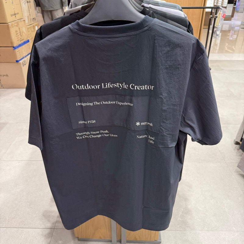 【WE ARE】韓國snow peak雪峰休閒短袖T恤S26MMRTS82