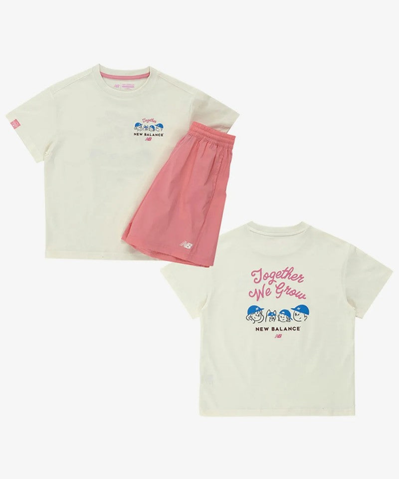 【WE ARE】韓國new balance kids休閒短袖+短褲套裝NK9YG2551U