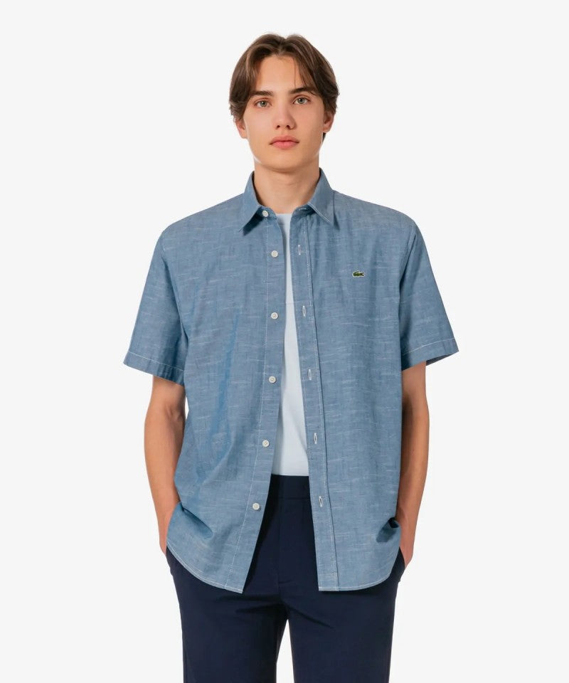 男款【WE ARE】韓國LACOSTE鱷魚短袖襯衫CH359E56G