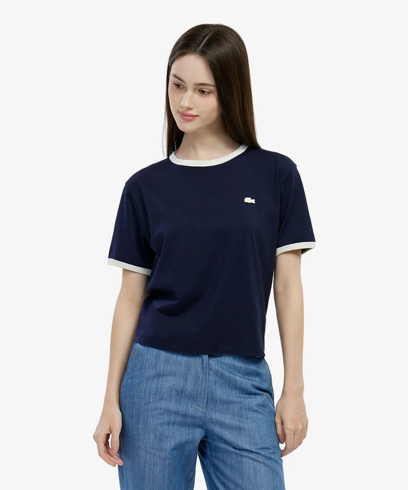 女款【WE ARE】韓國LACOSTE鱷魚短袖T恤TF703E56G