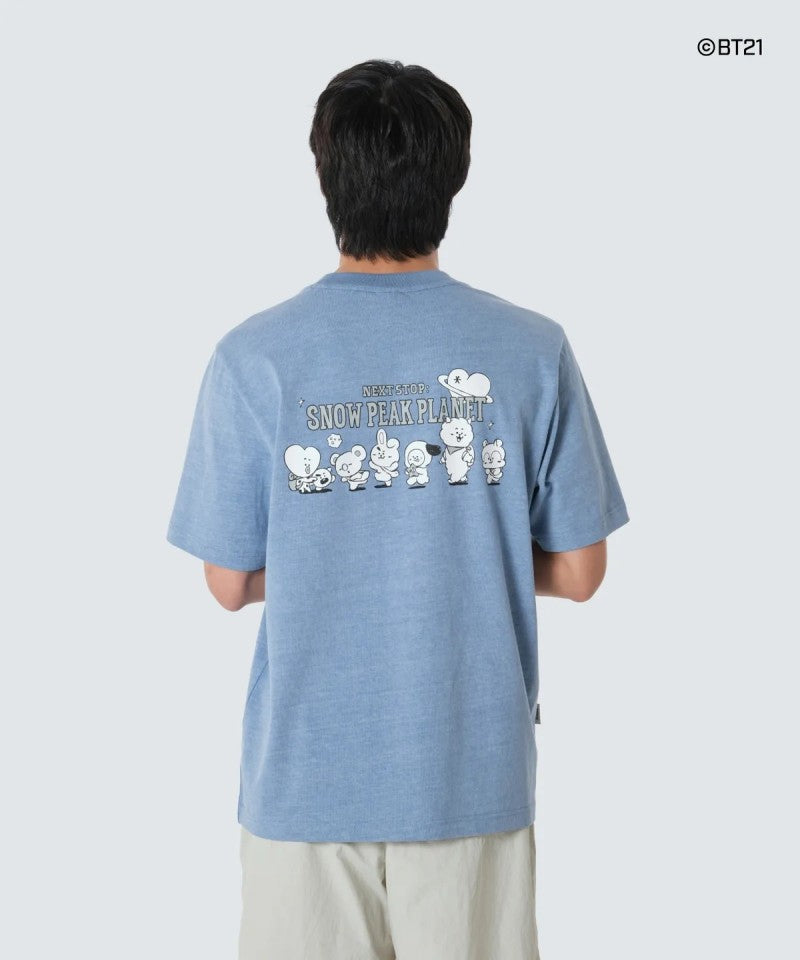 BT21聯名款【WE ARE】韓國snow peak雪峰短袖T恤S26MUFTS90