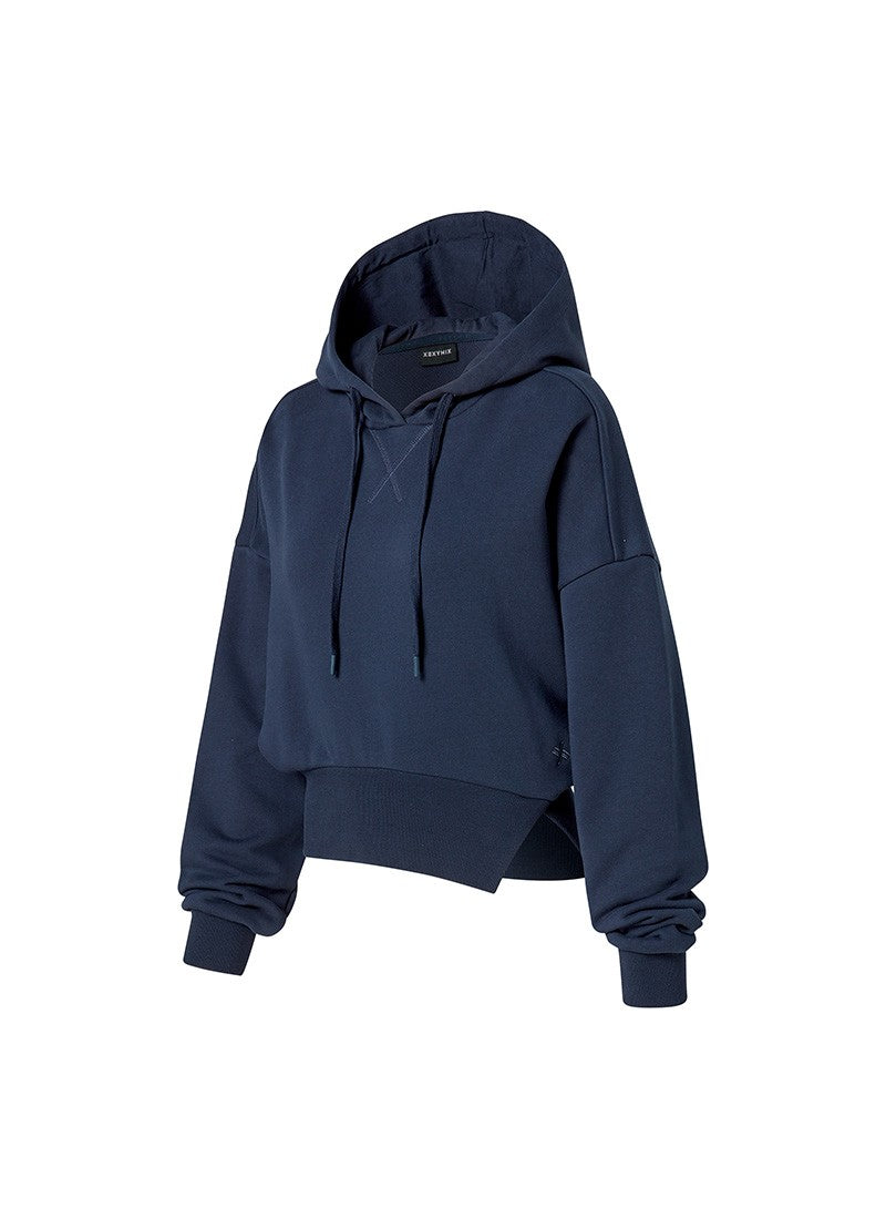 大茜選品【WE ARE】韓國Xexymix 女款短版下擺開岔帽Ｔ XFK3TL1106