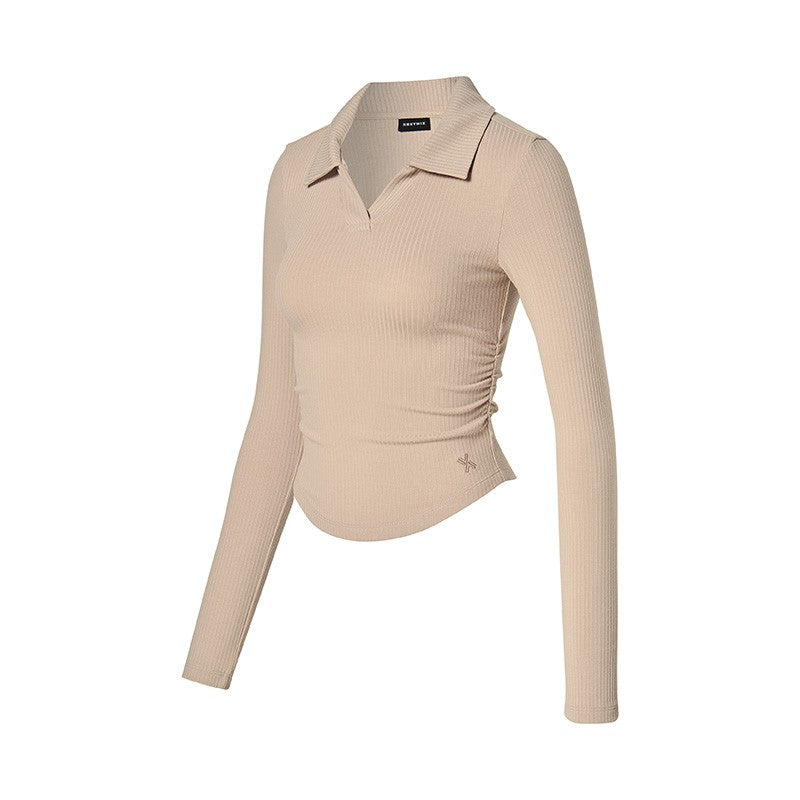 大茜選品【WE ARE】韓國Xexymix翻領長袖針織衫XFK3QL1101