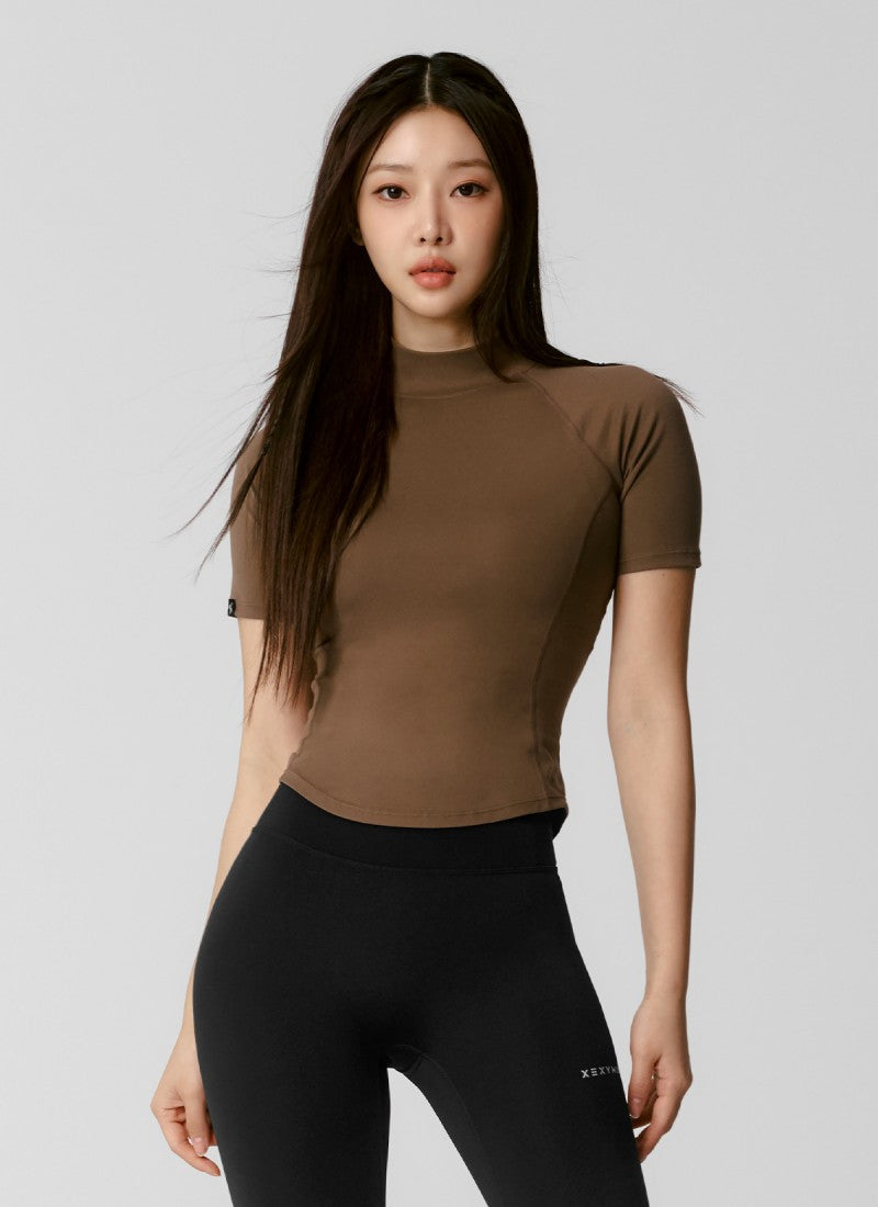 兩件＄1300！大茜選品【WE ARE】韓國Xexymix 女款立領短袖打底上衣 XWFST04J3