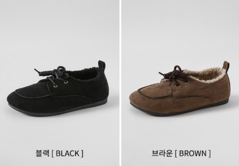 【WE ARE】韓國CHAAKAN 羊羔毛樂福鞋WTSDR4F868