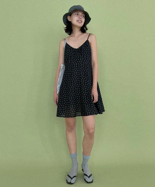 【WE ARE】韓國STUDIO SALT碎花細肩連身短裙 20260620-1