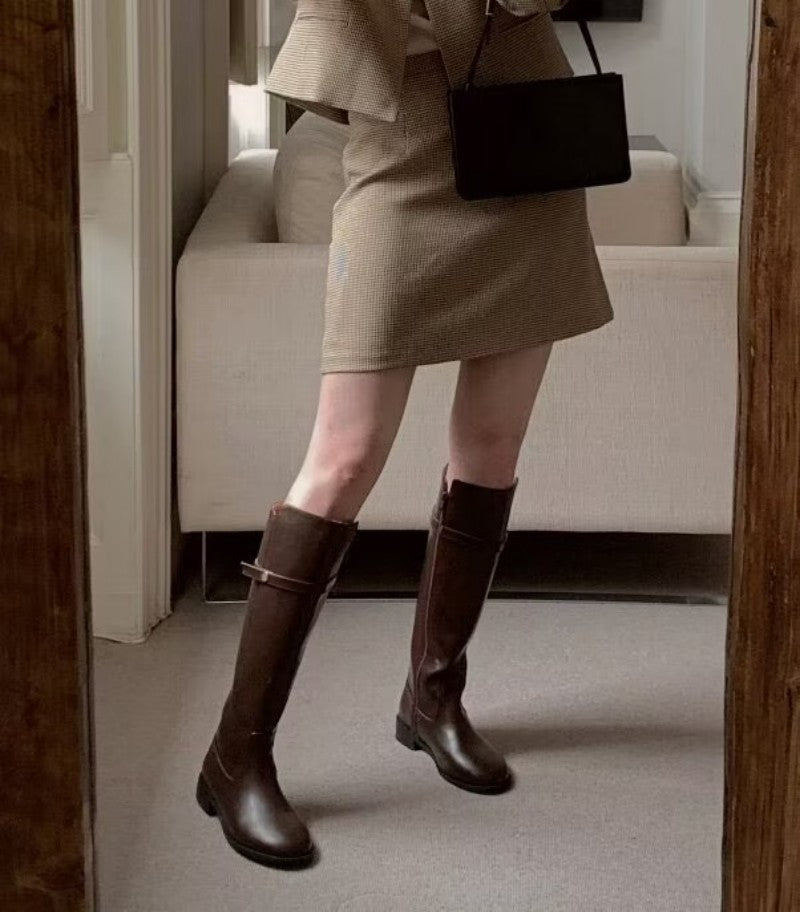 大茜選品【WE ARE】韓國東大門HS時尚長靴H3014