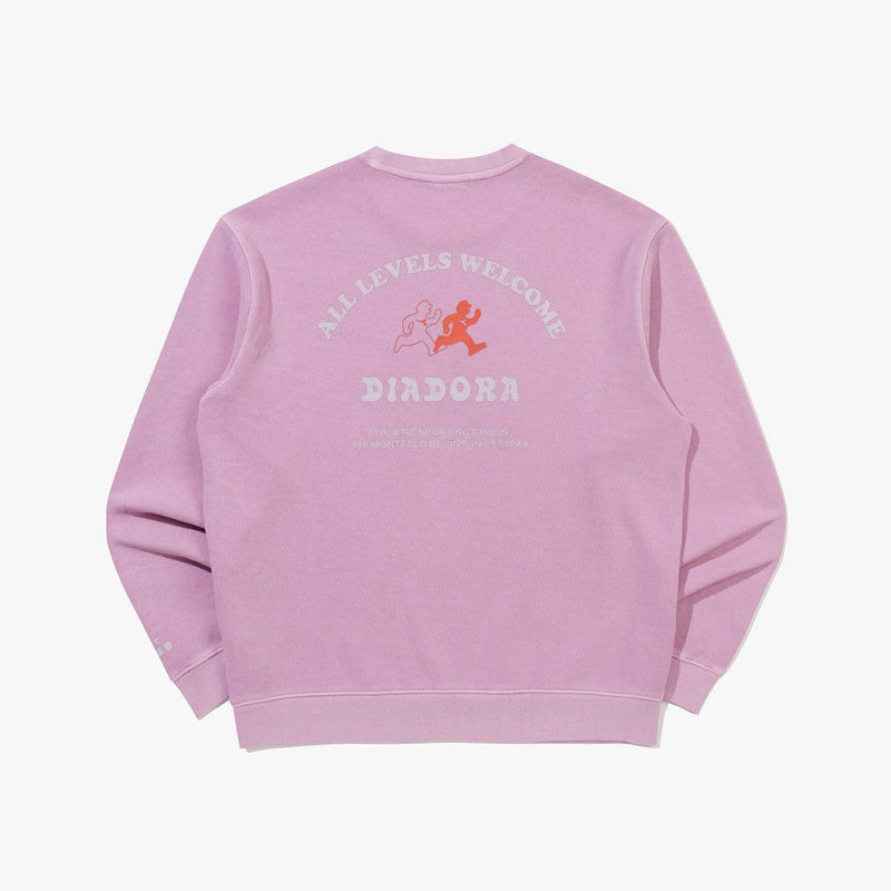 【WE ARE】韓國Diadora休閒大學T衛衣D6123LFS24