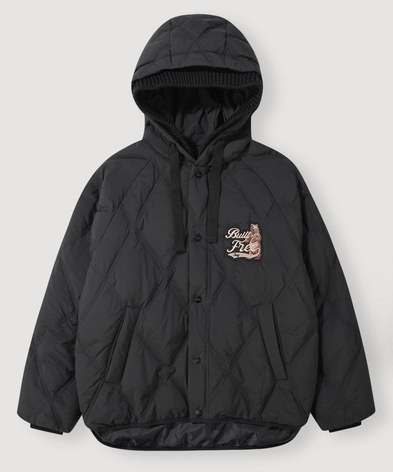 女款【WE ARE】韓國JEEP休閒連帽羽絨服JQ4JPF305