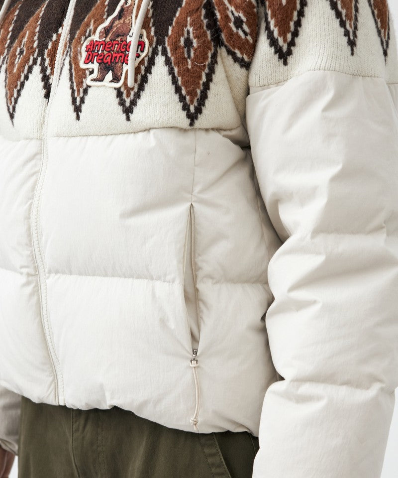 女款【WE ARE】韓國JEEP休閒連帽羽絨服JQ4JPF406