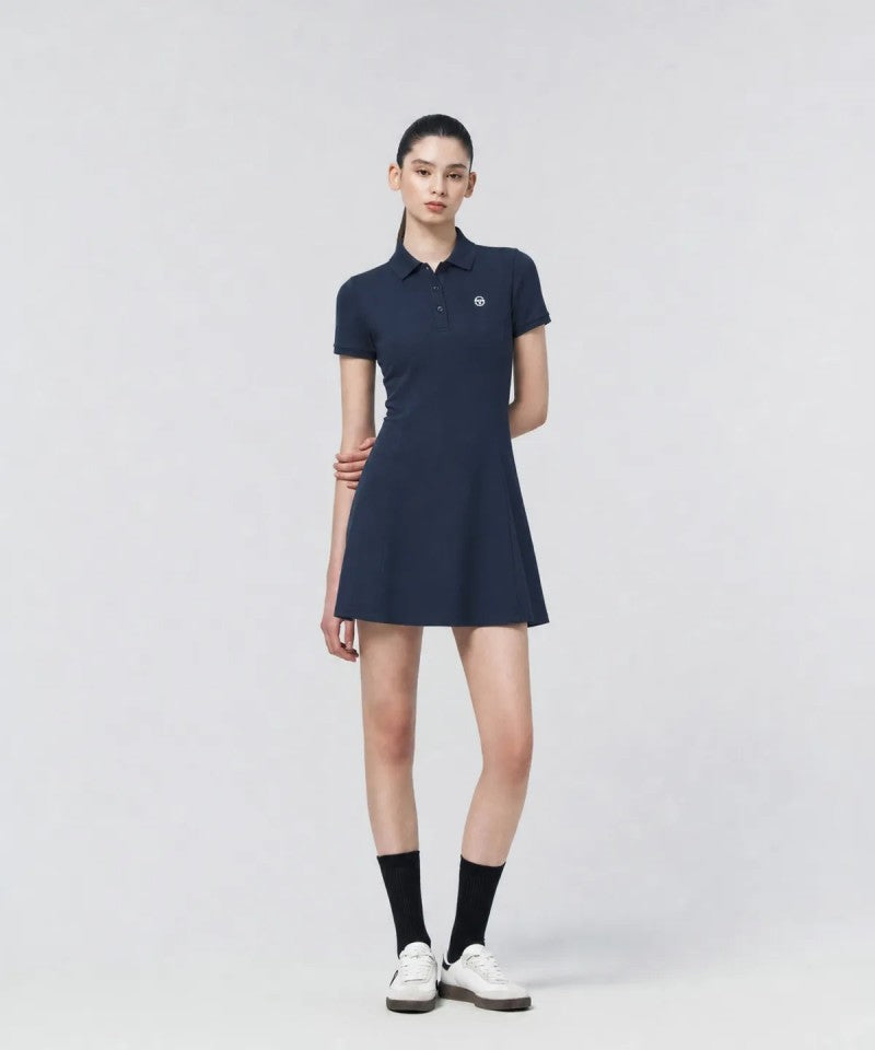 【WE ARE】韓國SERGIO TACCHINI polo領連身短裙（另附安全褲） TWOP11164