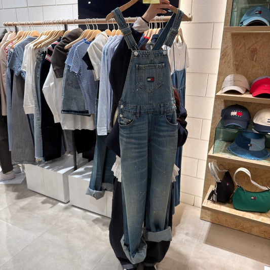 【WE ARE】韓國TOMMY JEANS休閒吊帶褲 T32G0NED01TWT1