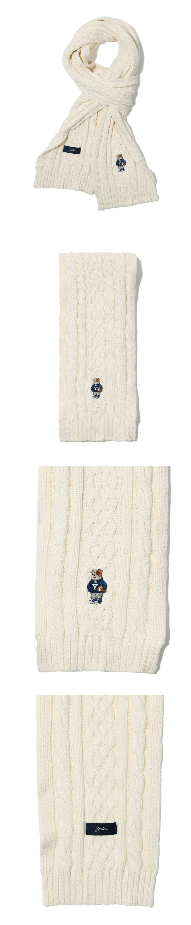 限時折扣【WE ARE】韓國YALE針織圍巾YD11WM0021