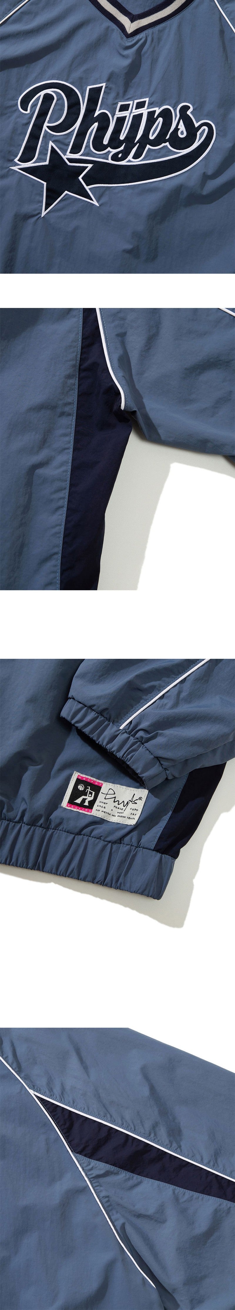 限時折扣【WE ARE】韓國PHYPS休閒V領大學T衛衣PD02LS0045