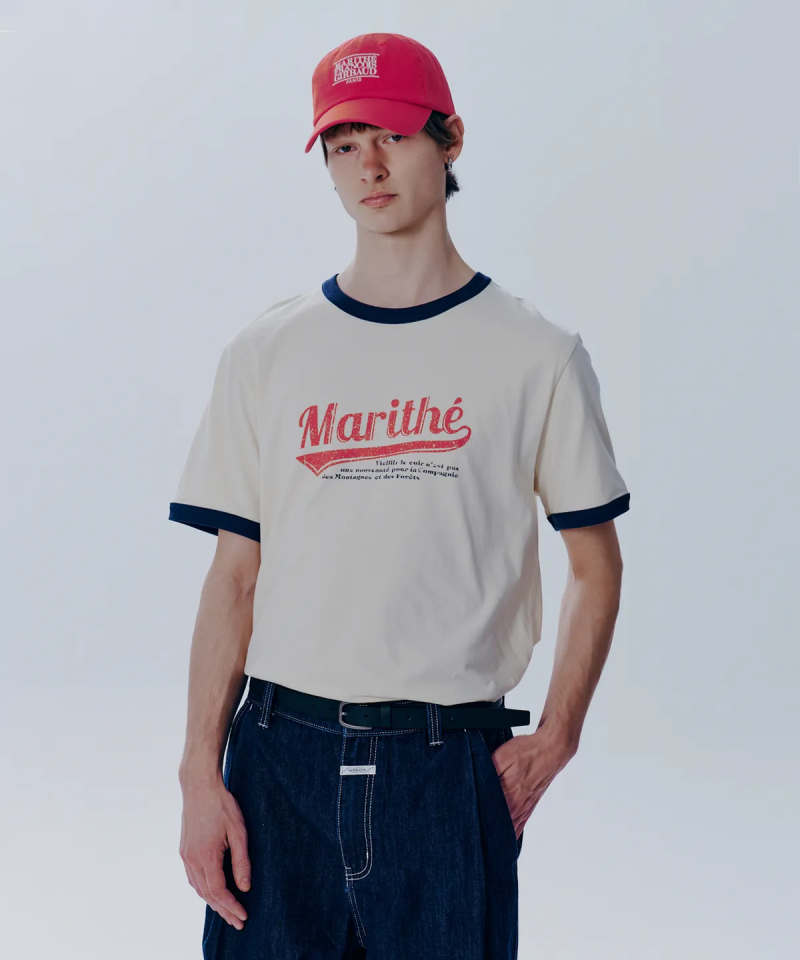 男女同款【WE ARE】韓國Marithe短袖T恤MFG45UTS220