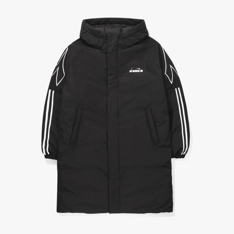 【WE ARE】韓國Diadora連帽長款羽絨服D5423LPJ93