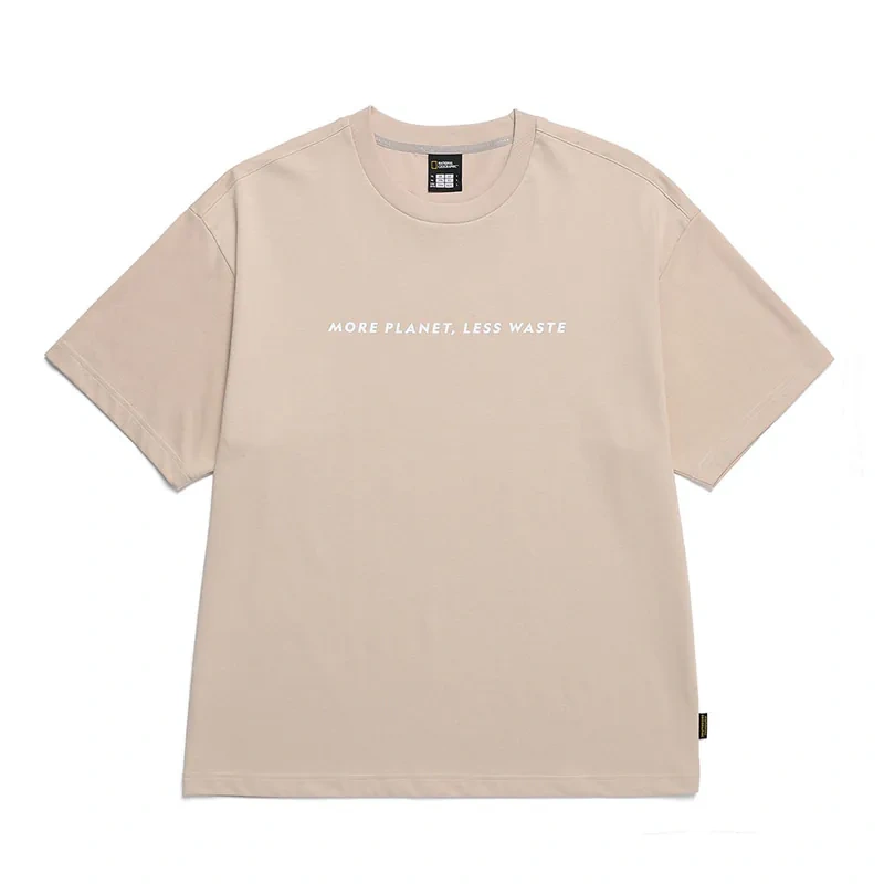Same style for men and women [WE ARE] Korean NG National Geographic purchasing casual short-sleeved T-shirt N242UTS230