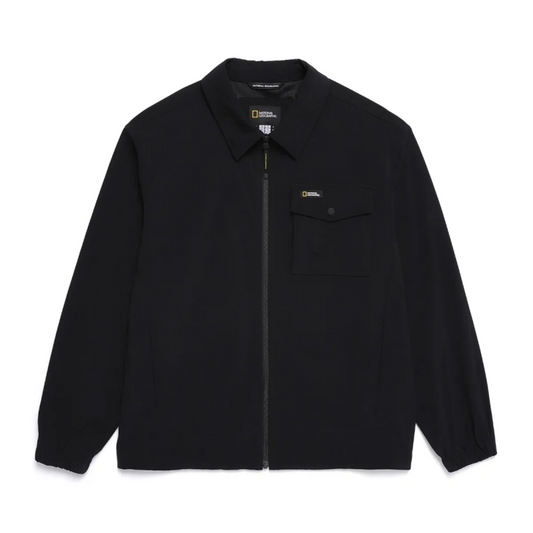 Unisex【WE ARE】 Korean National Geographic Elastic Shirt Jacket N251UFT091