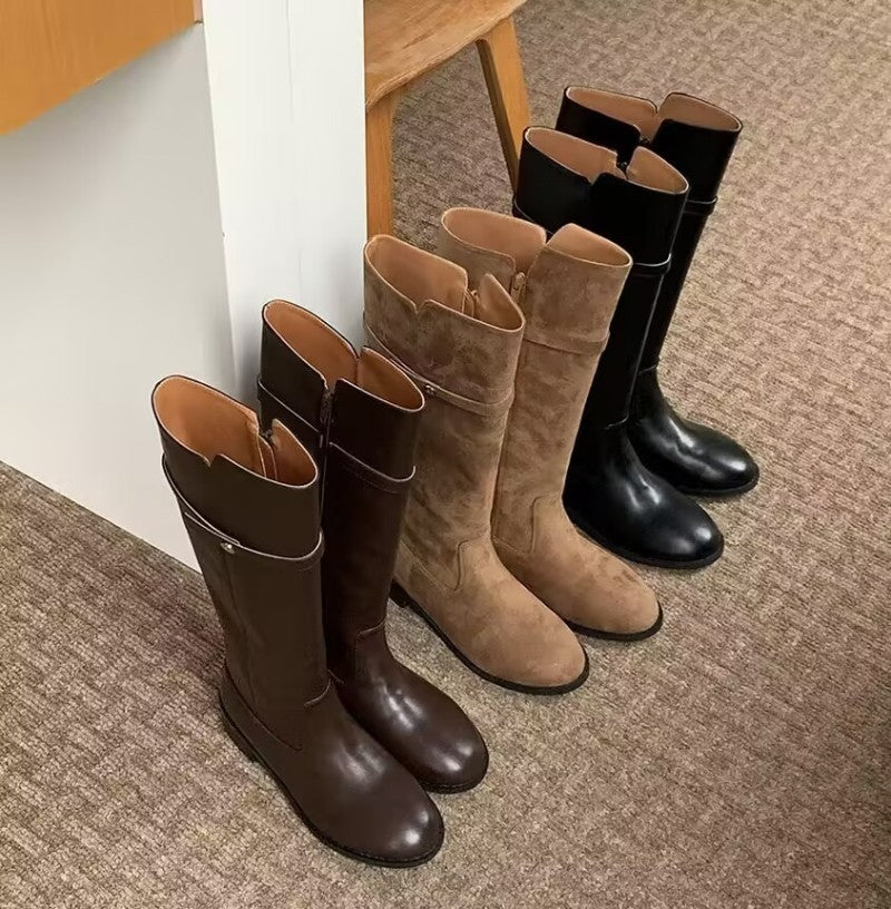 大茜選品【WE ARE】韓國東大門HS時尚長靴H3014
