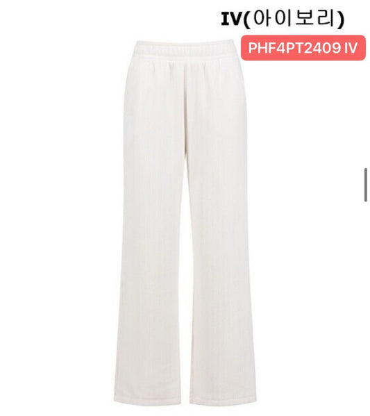 女款【WE ARE】韓國POLHAM燙絨闊腿褲PHF4PT2409