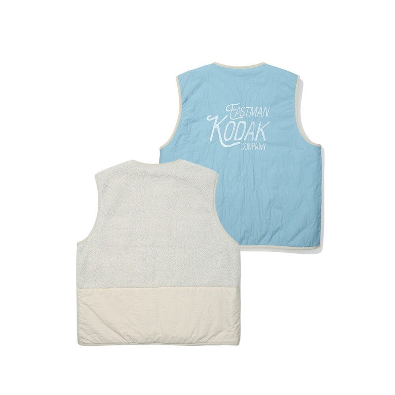 【WE ARE】韓國KODAK柯達馬夾羊羔毛雙面背心馬甲K5323LFV93